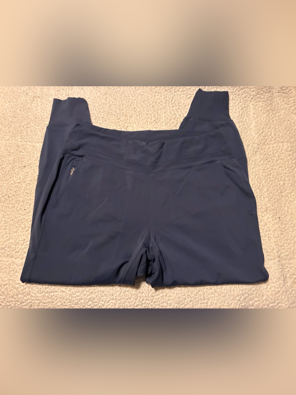 Athleta Dark Navy Wide-Waistband Joggers, size 1X